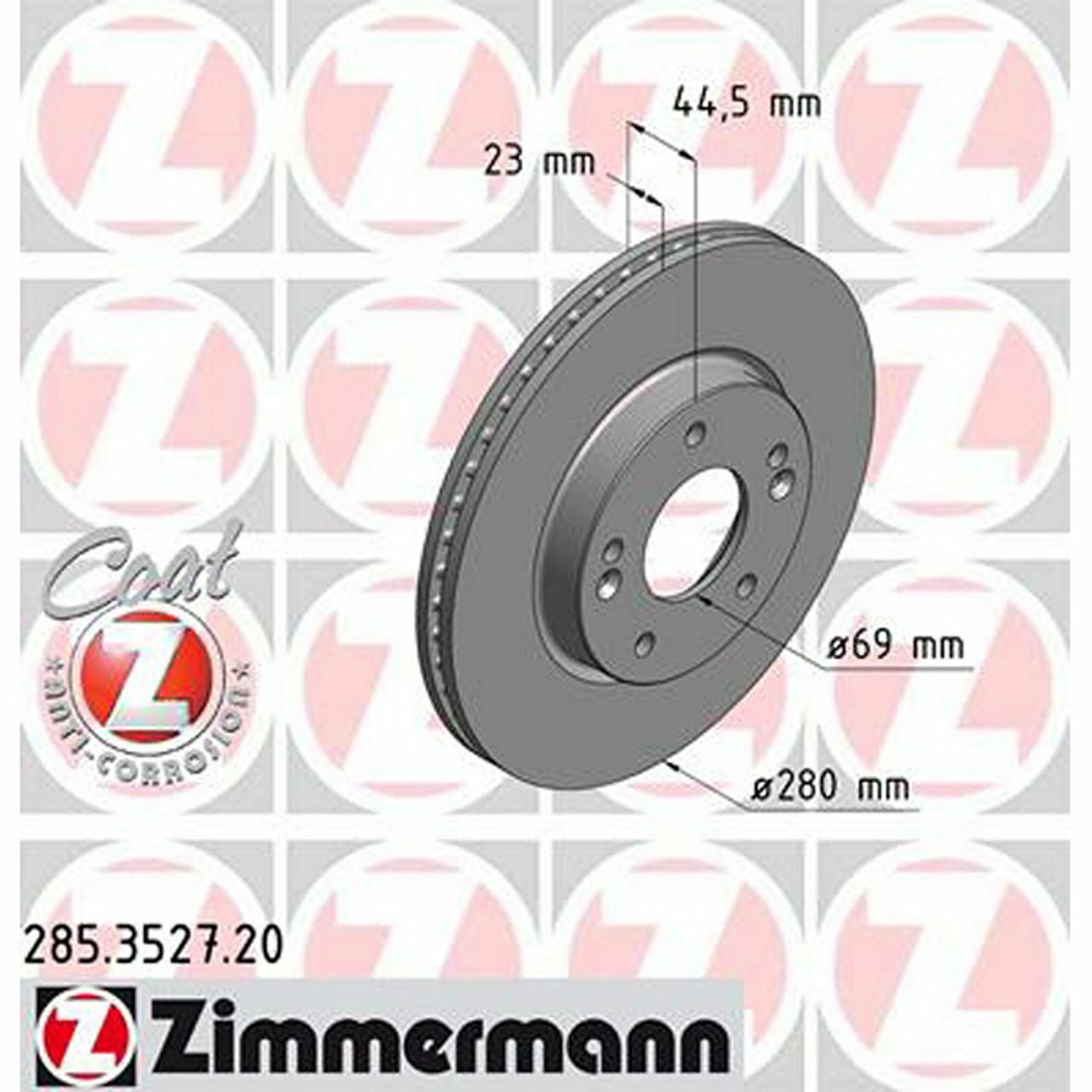 Bremsscheiben + Bremsbeläge Vorne 280mm Für Hyundai I30 15 Zoll Für Kia Ceed ED