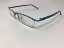 MUDD Half Rimless Eyeglasses Frame MU146 126 46-19-130 Polished Blue 5918