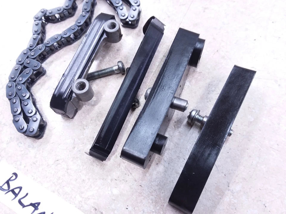 Cadena y guías equilibradoras de motor Kawasaki 400 KZ KZ400 (KZ400B) 1979 de colección ANS-B155 Foto 3 de 4