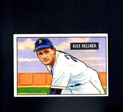 7490* 1951 Bowman # 57 Alex Kellner Ex-Mt