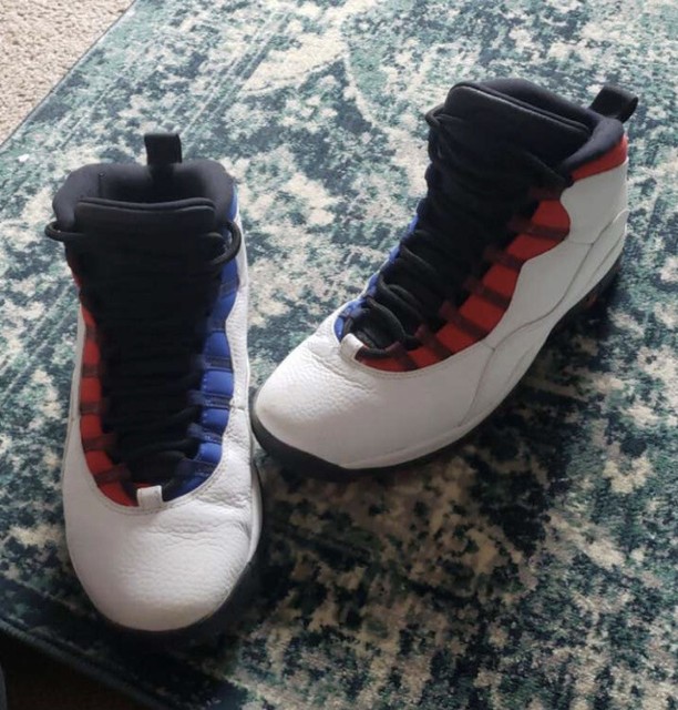 jordan 10 red blue 2018