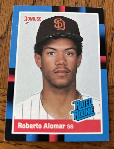 Roberto Alomar 1988 Donruss Rated Rookie Card #34