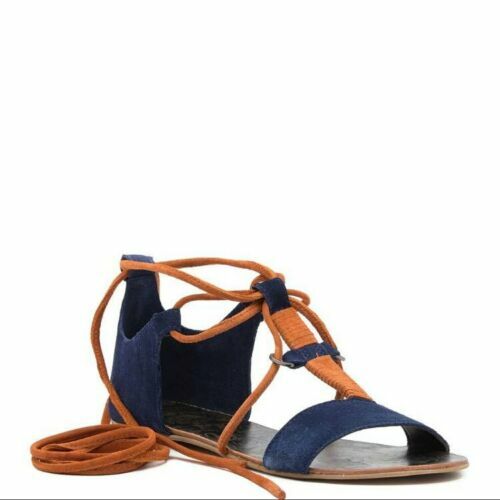 NWOB Free People Fiji Sandals Wraparound Suede Sz 41/US 11 - Picture 4 of 8