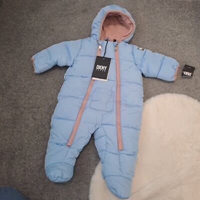 dkny baby snowsuit Blue UK
