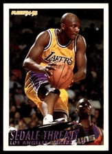 1994-95 Fleer Sedale Threatt Los Angeles Lakers #112