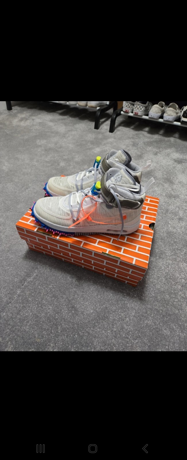 OFF WHITE X NIKE Scarpe da ginnastica Nike X Off White Mid nuove con scatola