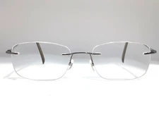 Naturally Rimless Frame Only NR-363 Women's Brown Rimless Oval 54-21-145 9/E3