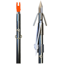 Extreme Gator Getter Bowfishing Arrow with Ring Slide and detachable Gator Point