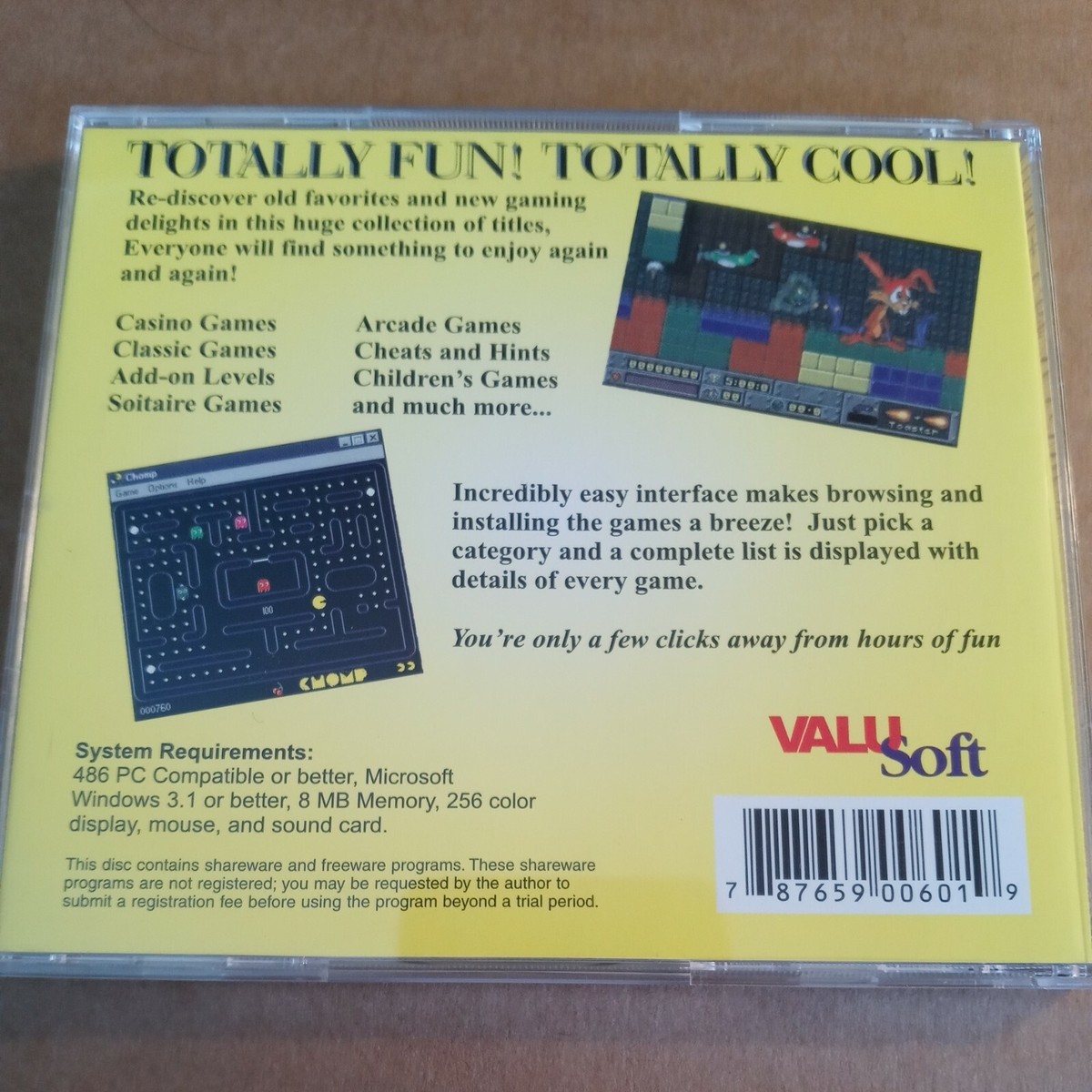 ValuSoft Entertainment 1000 + Plus Great Games for Windows and DOS