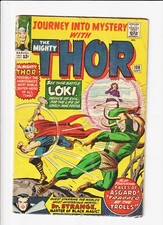 JOURNEY INTO MYSTERY 108 Thor Marvel Comic KIRBY ART  LOKI CVR DR. STRANGE