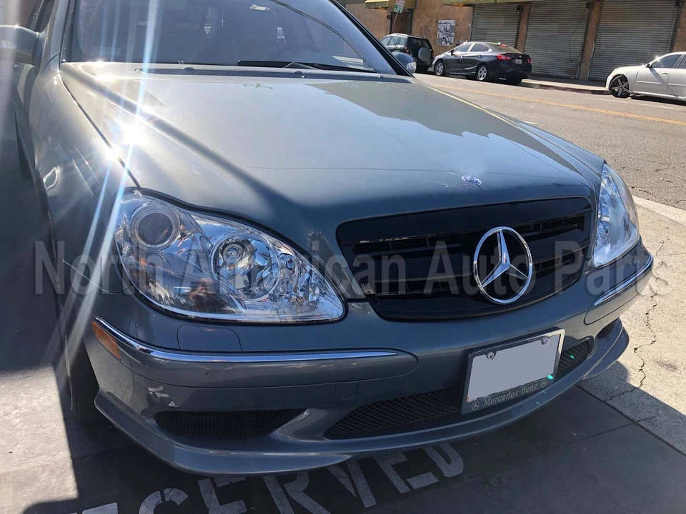 S430 S500 S55 Clase S Parrilla Cromo Brillo Estrella 2003 2004 2005 2006 Foto 3 de 4