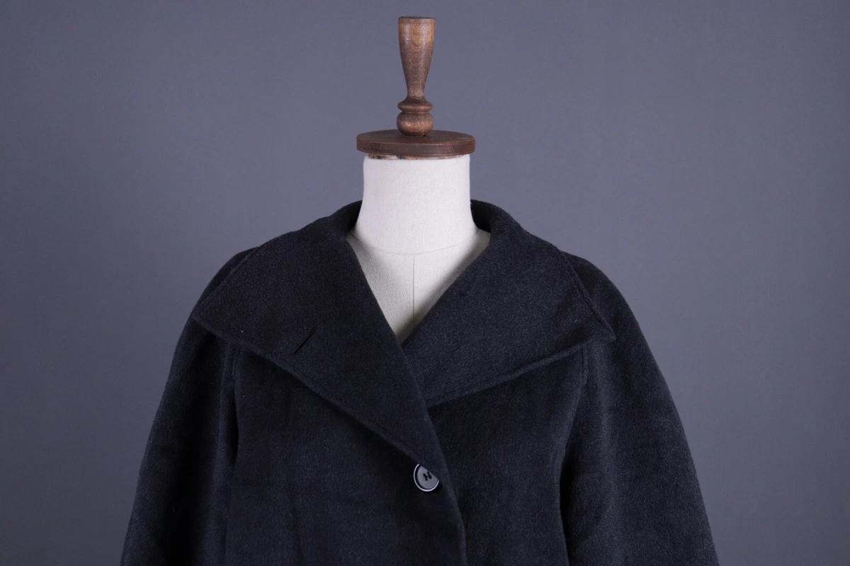 Max mara cheap black wool coat