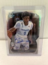 2022-23 BOWMAN UNIVERSITY REFRACTOR AUTO KENDRIC DAVIS RC #113/499 MEMPHIS