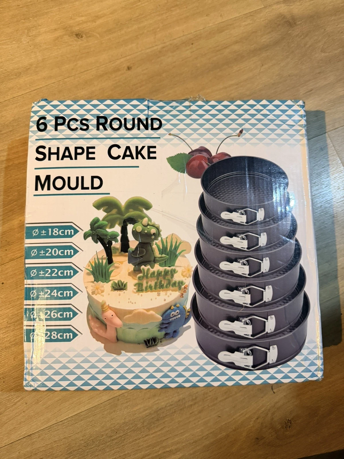 MOUYAT Cake Tin Set, 6 PCS Springform Cake Tins, Round Cheesecake Pans
Opens in a new window or tab