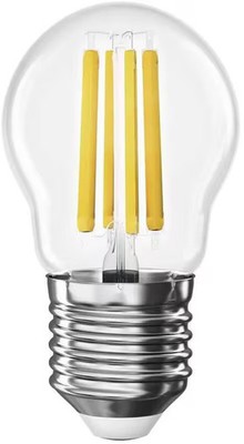 EMOS 1525743211 LED Lampe Filament Mini Globe, E27, 5,9W (60W), 806lm, Warmweiß