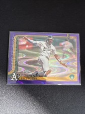 2025 TOPPS CHROME LAWRENCE BUTLER #67 PURPLE RAYWAVE REFRACTOR /250 ATHLETICS