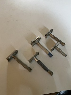 Group Of 5 Vintage Double Edge Safety Razors 