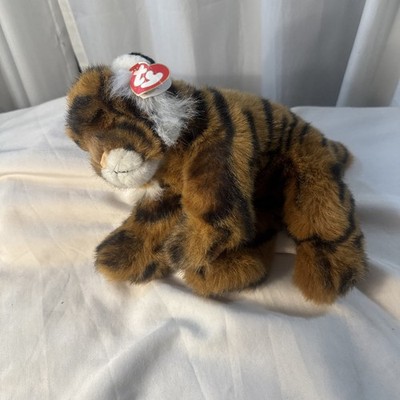 TY Beanie Baby Classic 10'' Bengal Tiger Plush Stuffed Animal 1997 Excellent