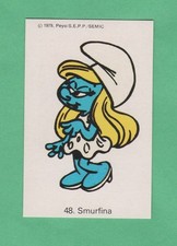 Los Pitufos 1979 Andra Motiv Smurfarna Pack Fresco casi nuevo-como nuevo Pitufina # 48