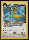 Dark Dragonite 22/82 - Non Holo Rare - Vintage Pokémon TCG: Team Rocket - LP/MP