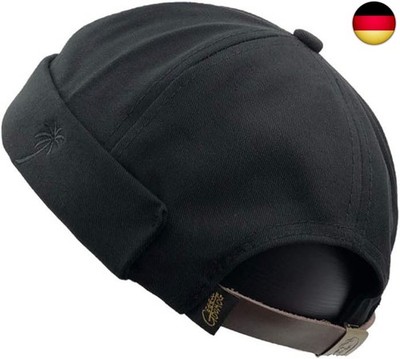 YAMEE Docker-Cap Herren Docker Mütze Damen Bikercap Seemannsmütze Hafenmütze He