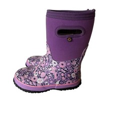 Bogs Kids' Classic Northwest Garden waterproof boots purple Size Girl s size 3