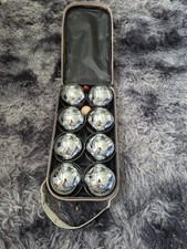 JAQUES OF LONDON CLASSIC LUXURY 8 METAL BOULES PETANQUE GARDEN OUTDOOR GAME