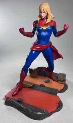 2017 Marvel Vs Capcom Infinite Collector s Edition Captain Marvel Figure Statue