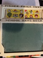 Vintage Original 1972 Fisher Price School Days Portable Play Desk 176