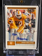 JOSH MALONE 2017 Score Rookie Auto #366 RC Volunteers
