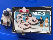 Star Wars MLC-3 Laser Cannon Vehicle Mini Rig With Box. As Is