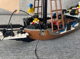 Vintage Lego System Pirates 6271 Imperial Flagship Red Coats 100% Complete