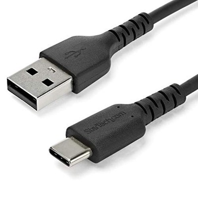 StarTech 1m USB A to USB C Charging Cable - Durable Fast Charge & Sync USB 2.0