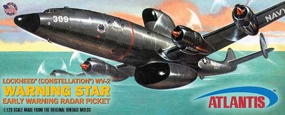 Lockheed WV-2 Warning Star with Swivel Stand 1/128 scale Atlantis Models