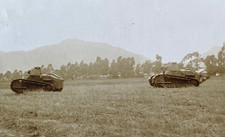 RARE! WW1 US ARMY 11TH TANK CO. SCHOFIELD BARRACKS TERR. of HAWAII 1922 PHOTO