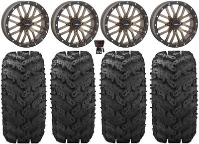 System 3 ST-3 Bronze 20'' Wheels 30'' Reptile Tires Can-Am Commander Maverick