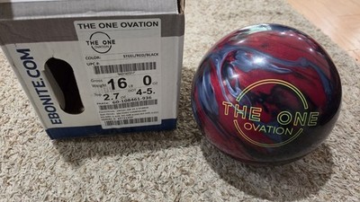 Ebonite The One Ovation Bowling Ball 1st Quality | 16 Pounds | 4-5'' Pin 2.7oz TW