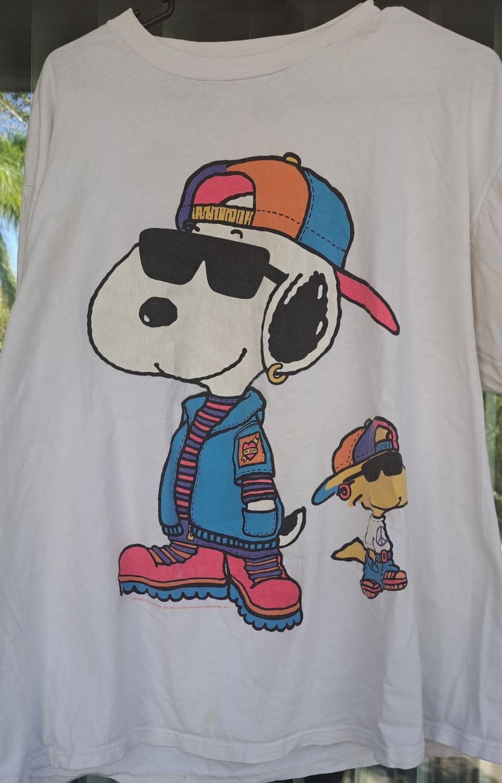 Vintage Peanuts Snoopy Shirt - Large - Rapper Sty… - image 1