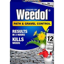 Weedol Path & Gravel Weedkiller 12 Tubes Systemic Formula for Tough Weeds