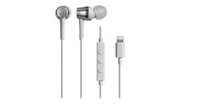 Audio-Technica ATH-CKD3Li WH In-Ear Headphones with Microphone, 1.2m Light  NEW  