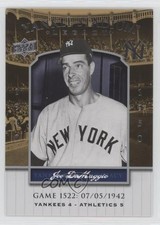 2008 Upper Deck Yankee Stadium Legacy Joe DiMaggio #YSL1522 HOF 3h2