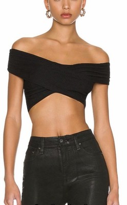 Jonathan Simkhai Crop Top Sz XS Black