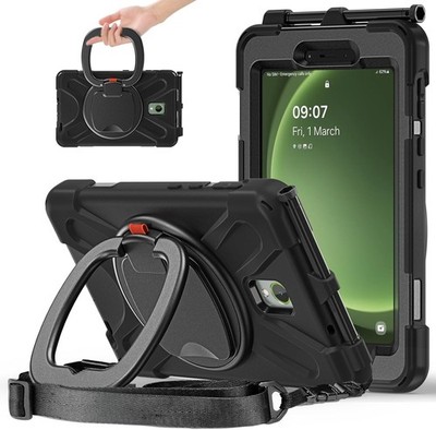 Case for Samsung Galaxy Tab Active5 5G w/ 360° Rotating Handle Grip Kickstand
