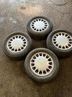 Saab 900 9000 Alloy Wheels Classic Pear Drop Type Michelin Tyres Matching 1987 +