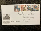 United Kingdom 1997 - St Augustine and St Columbia stamps FDC Harrow