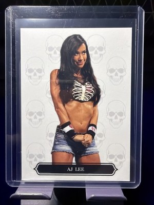 WWE AJ Lee CUSTOM ART Card