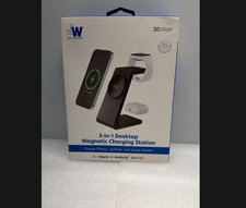 Just Wireless 3-in-1 Magnetic Wireless Charger MagSafe Compatible USB