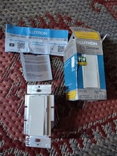 Interrupteur variateur Lutron monopole ou 3 voies C.L DVCL-153PR-LA Led/Cfl amande