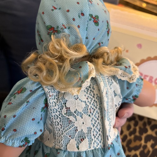 Lifelike Reborn Baby Doll 20" Laughing Baby Girl w/Curly Blonde Hair NIB Extras - Picture 6 of 14