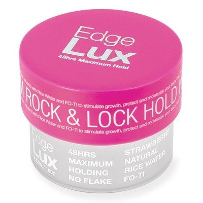 Edge Control Gel for 4C Hair   48 Hour Maximum Hold Edge Control,Edge Lux 3.53oz